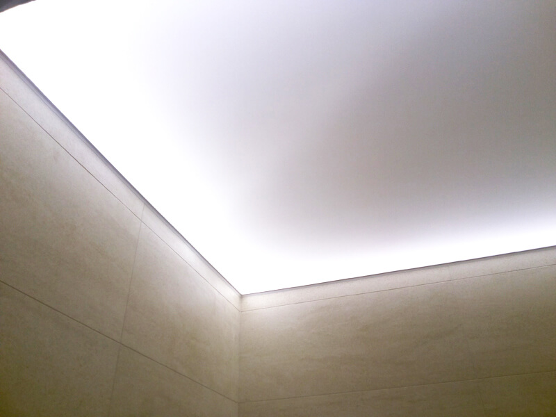 Фото из галереи - светопропускаемый натяжной потолок